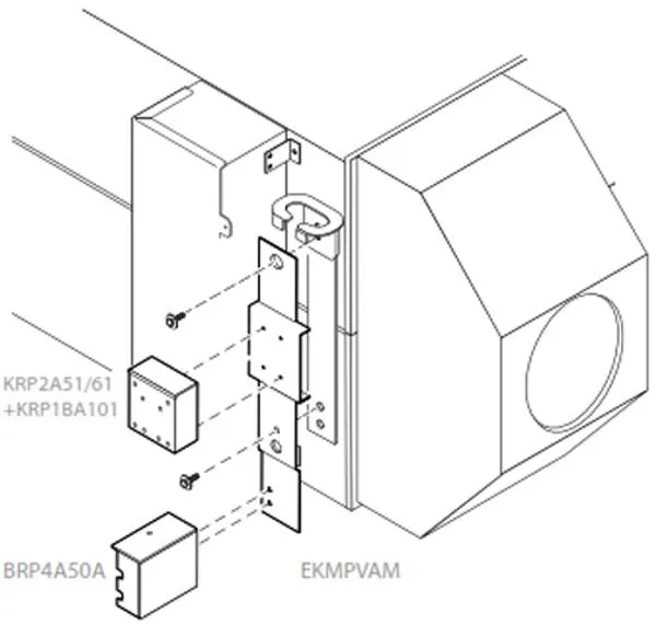 Крепежная пластина Daikin EKMPVAM
